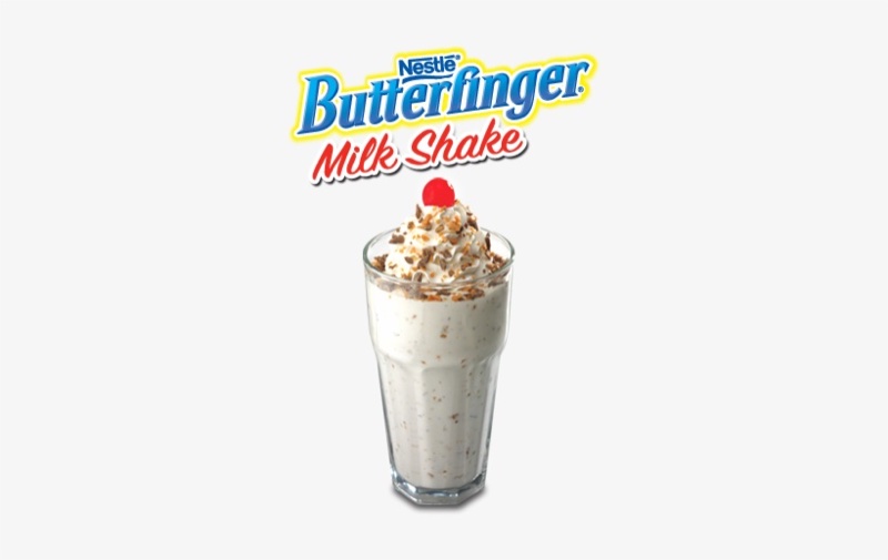 Photo of Butterfinger Shake - Peanut butter vanilla shake with crushed Butterfinger candy
